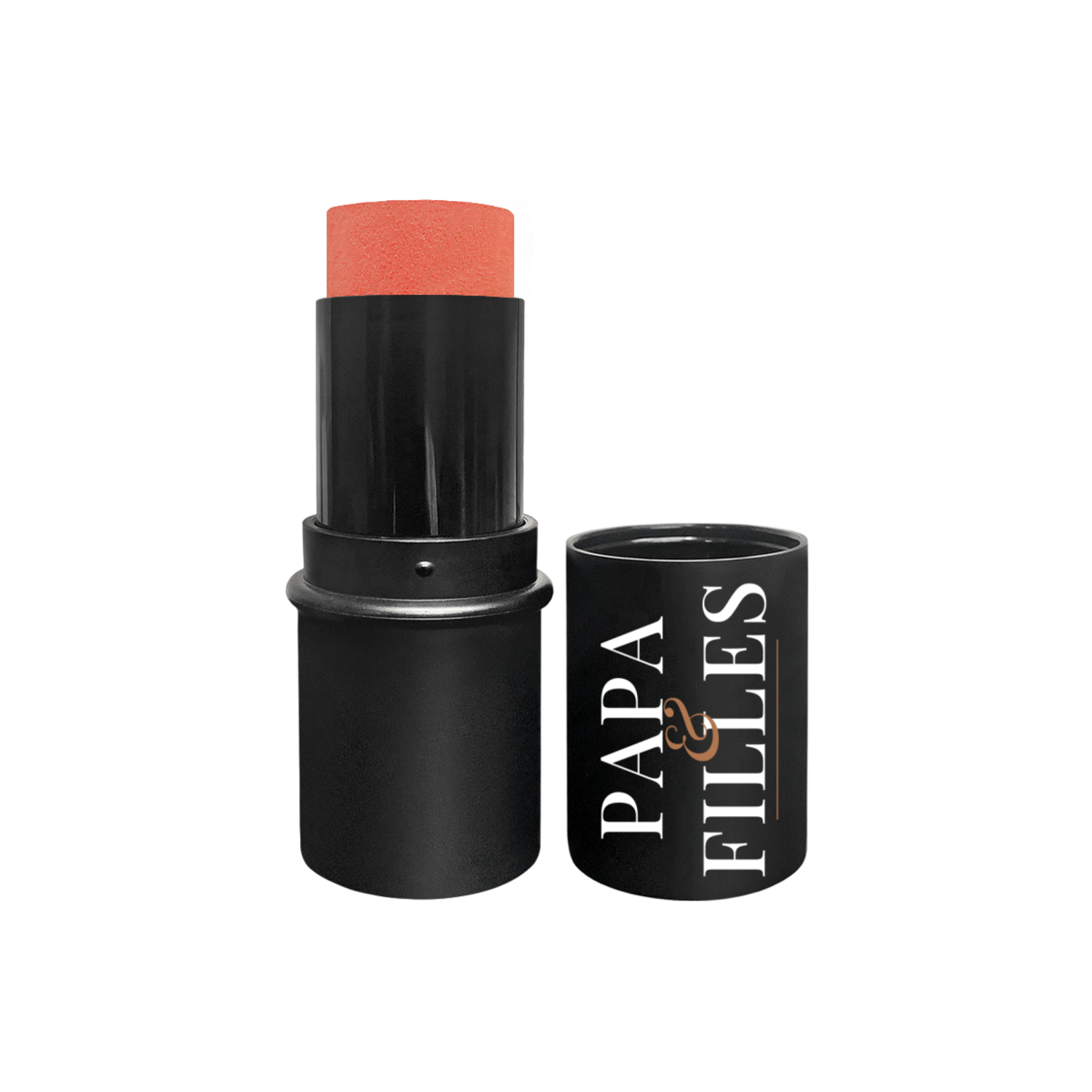 Cheek + Lip Stick in Petal — peach-pink cream blush and lip tint