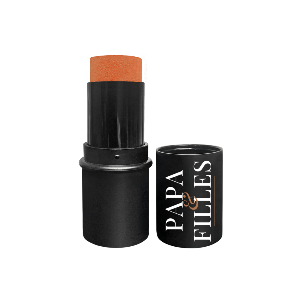 Cheek + Lip Stick in Blushing — warm coral cream blush and lip tint