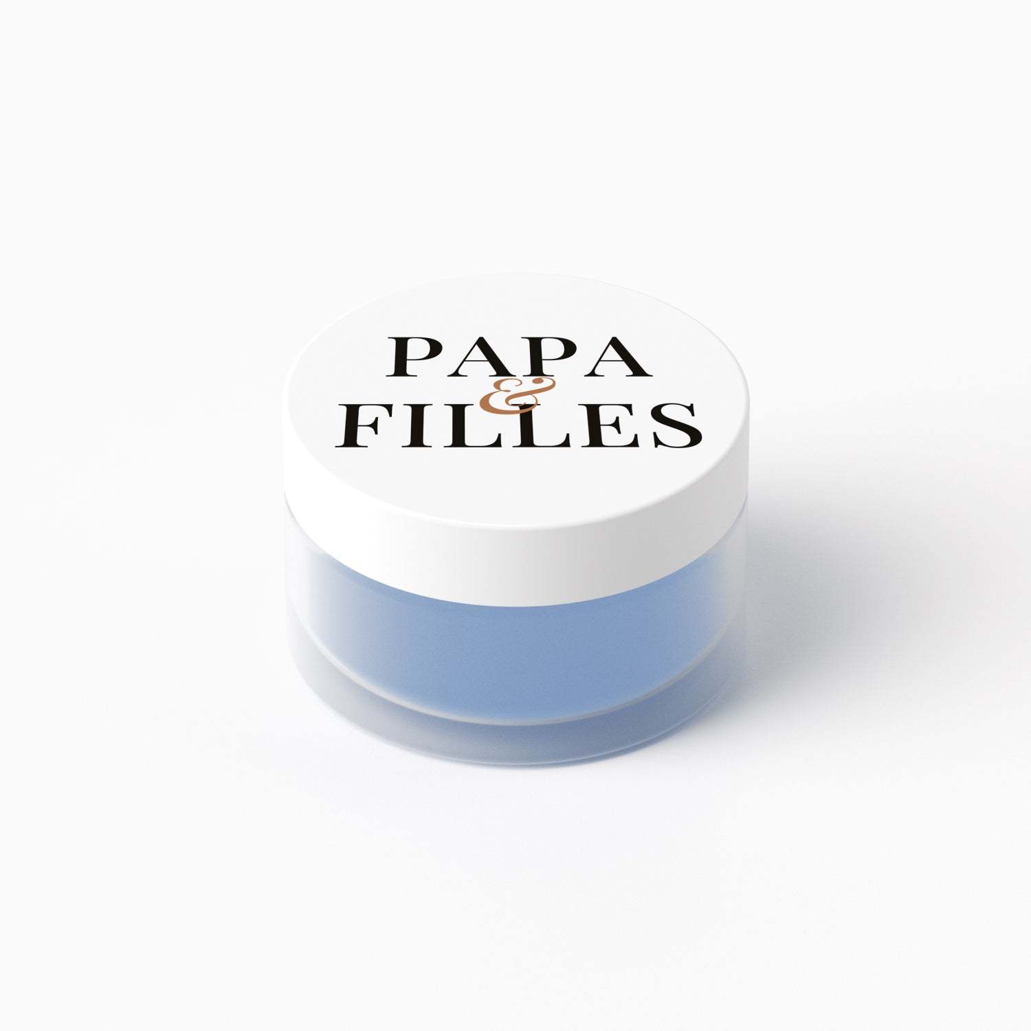 PAPA Lip Conditioner in Blue Raspberry on a neutral background