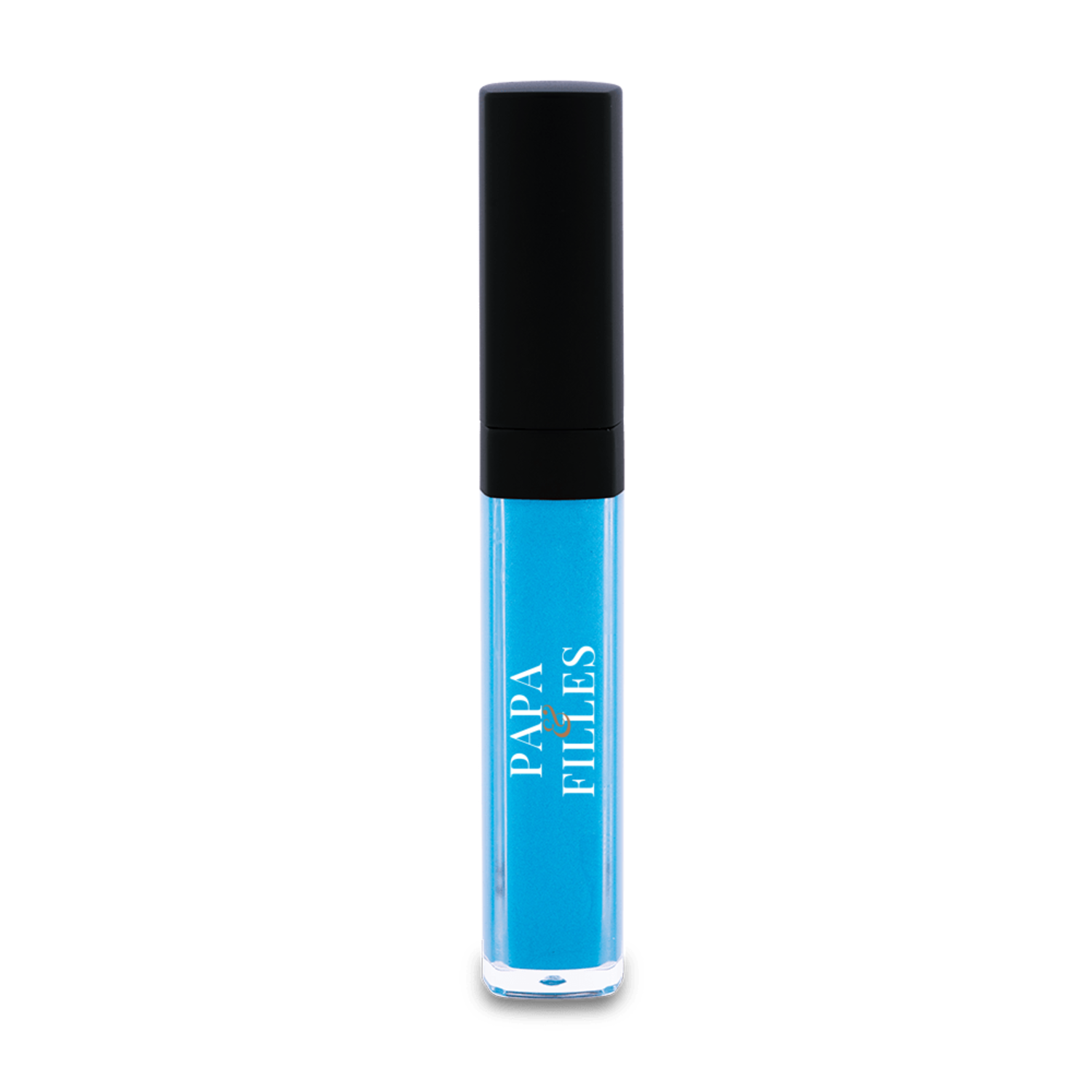 PAPA Liquid Lip Stain in Azure, an editorial cobalt blue shade