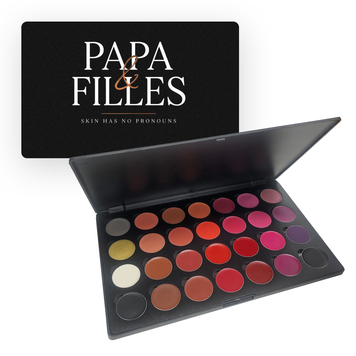 Dazzling Lip Canvas lip palette by Papa & Filles