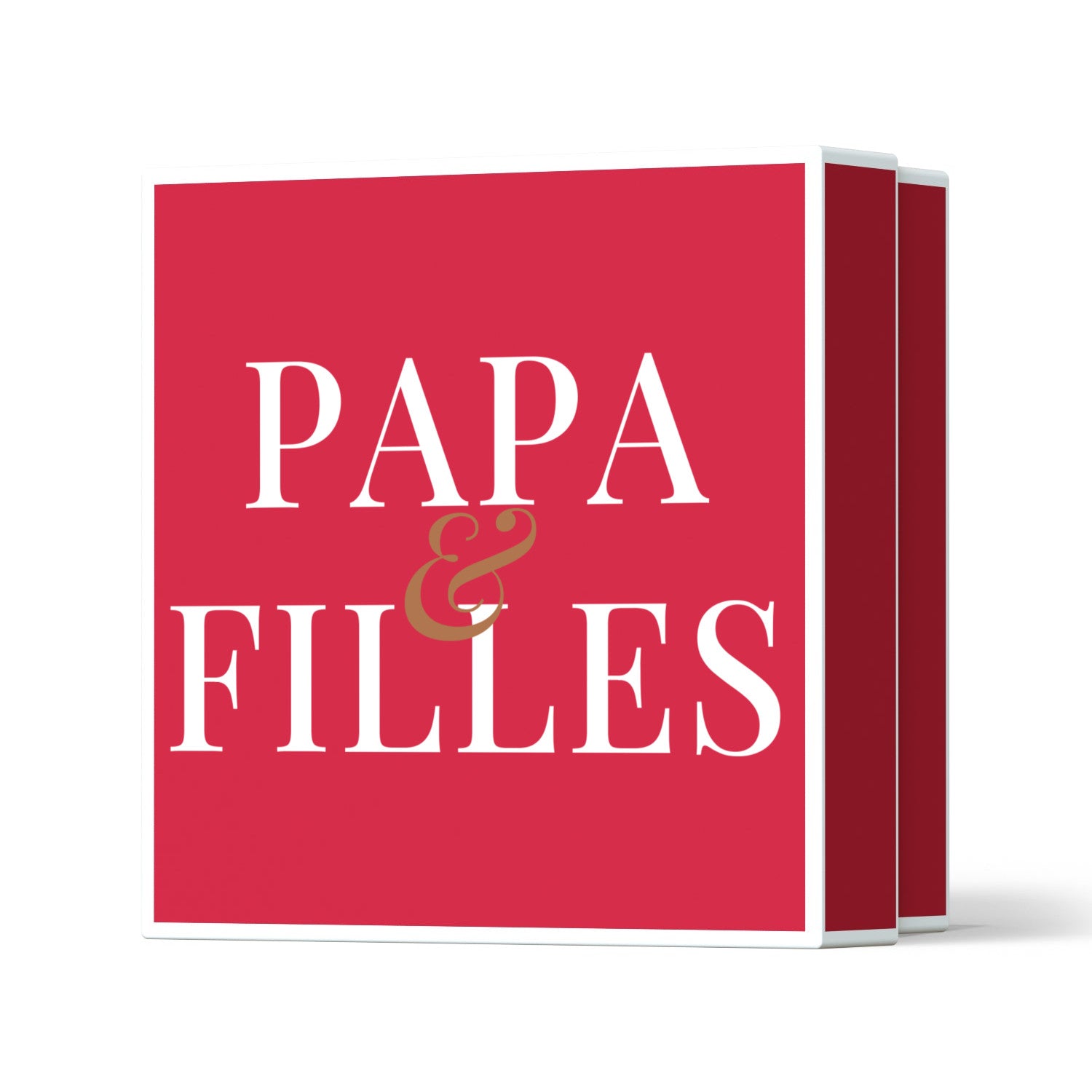 Papa & Filles Gift Box in Bold Red