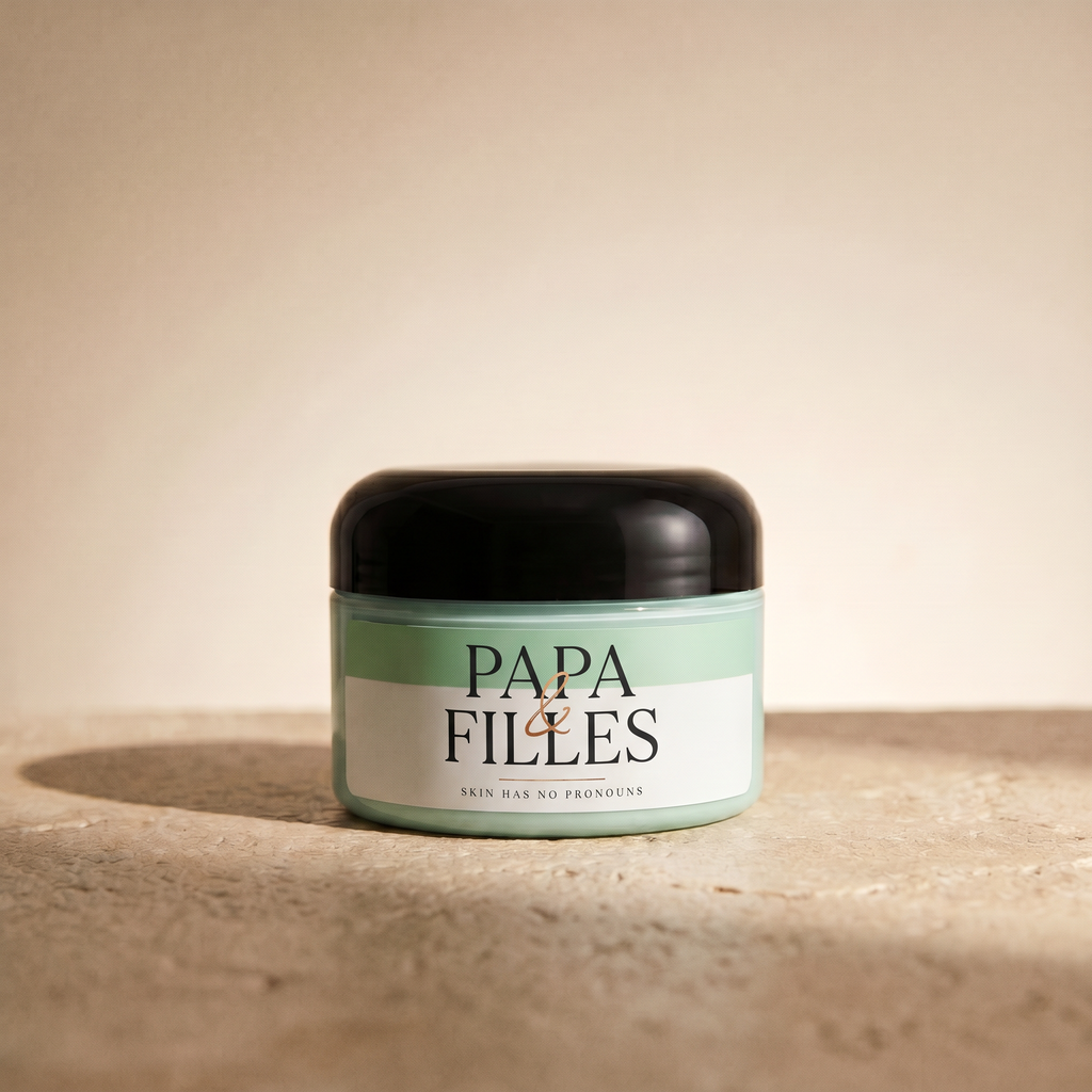 Hydra-Derm Clay Mask — branded editorial shot